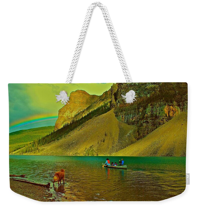 Pot Of Gold Weekender Tote Bag featuring the photograph Golden Voyage by Jim Hogg
