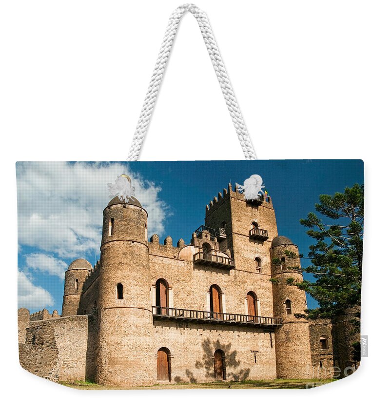 Gonder Gondar Ethiopia Royal Ethiopian Kings Castle Travel Tourism Vacations Holidays Heritage History Historic Monument Fort Architecture East Africa African Military Noble Weekender Tote Bag featuring the photograph Gonder Gondar Ethiopia Royal Ethiopian Kings Castle by JM Travel Photography