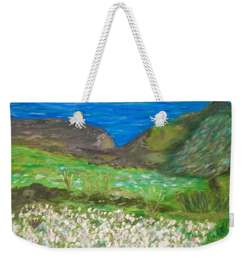 Gone With The Wind Weekender Tote Bag featuring the painting Gone with the wind by Augusta Stylianou