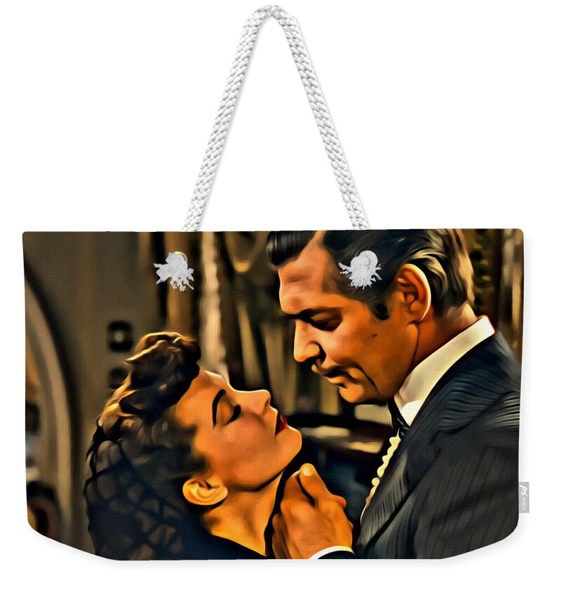 Gone With The Wind Weekender Tote Bag featuring the painting Gone with the wind by Florian Rodarte