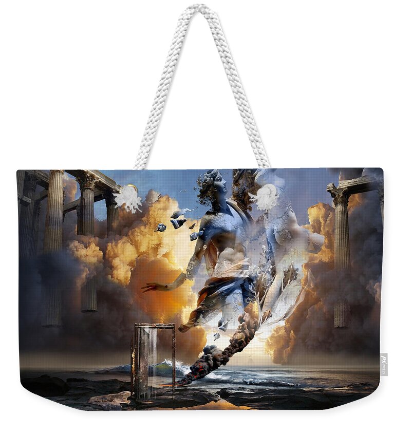 Art Weekender Tote Bag featuring the digital art Gone with the Wind by George Grie