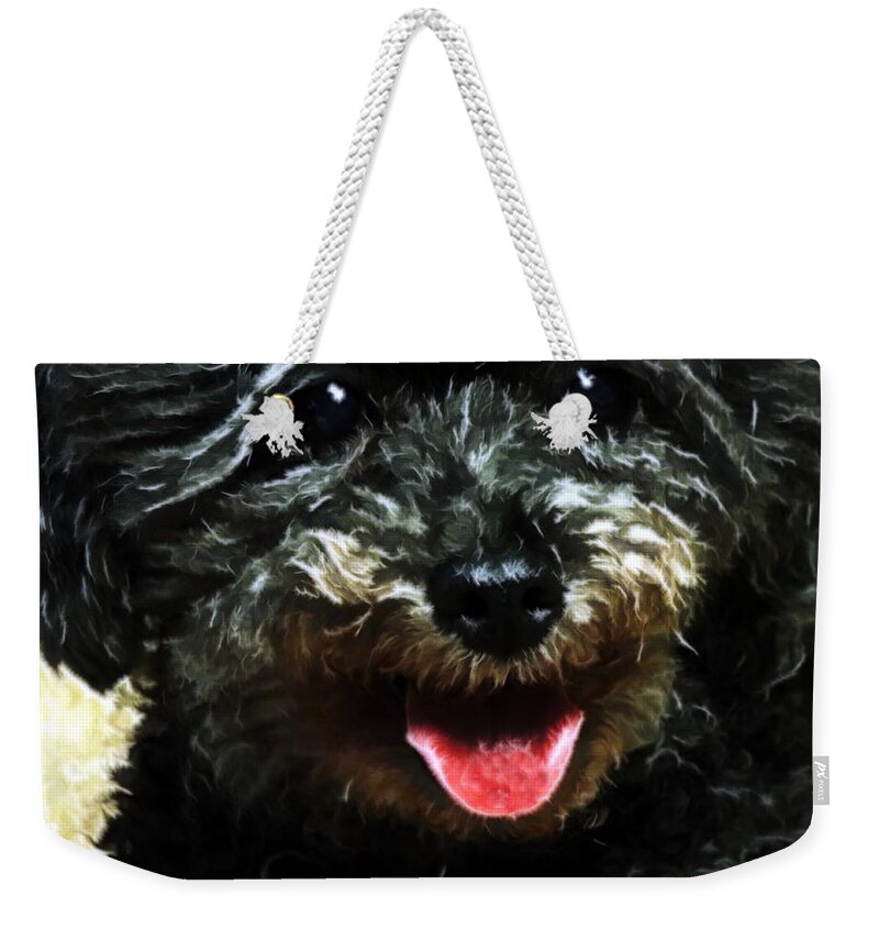Dog Weekender Tote Bag featuring the photograph Good Dog . Affiche by Renee Trenholm