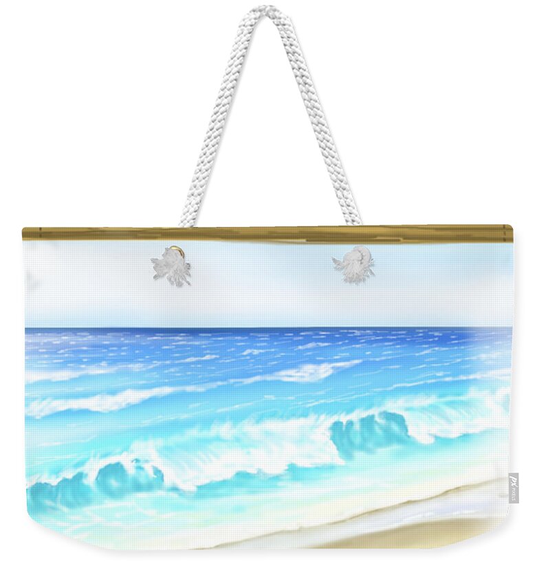 Ipad Weekender Tote Bag featuring the painting Good morning by Veronica Minozzi