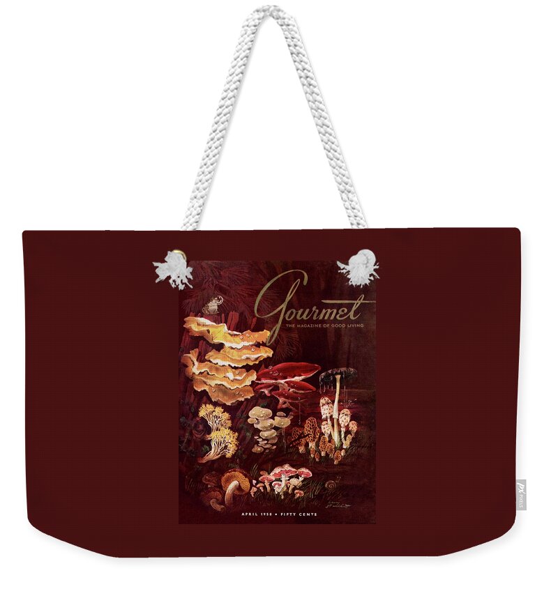 Gourmet Cover Featuring Wild Mushrooms Weekender Tote Bag