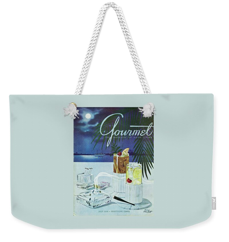 Gourmet Cover Of Cocktails Weekender Tote Bag
