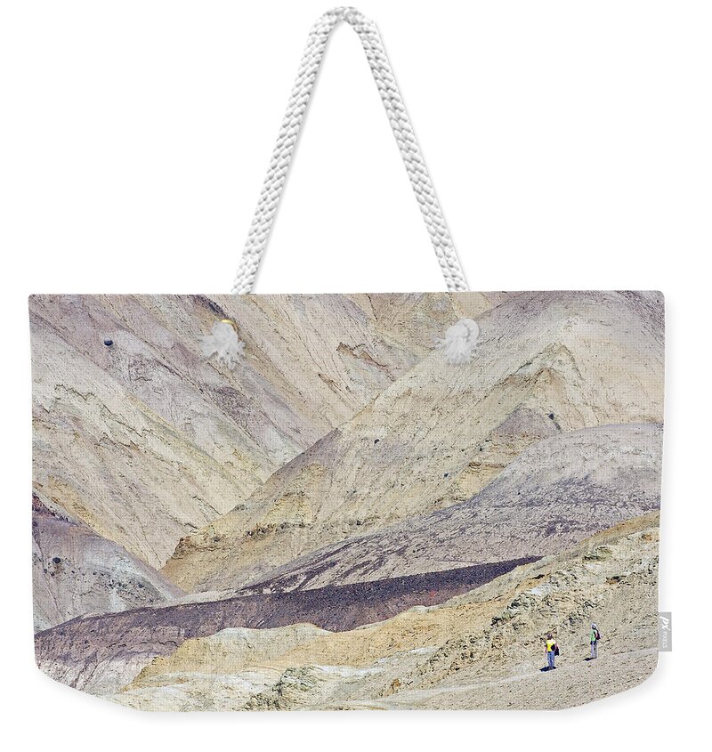 Death Valley Weekender Tote Bag featuring the photograph Gower Gulch Loop #2 by Stuart Litoff
