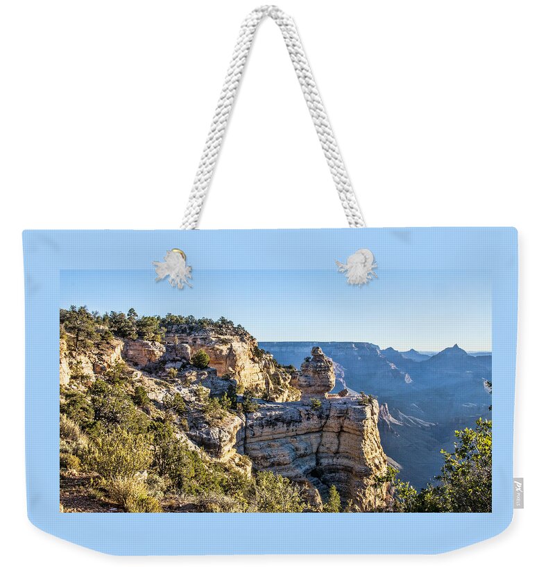 Grand Canyon Sunrise Weekender Tote Bag featuring the photograph Grand Canyon Sunrise by Daniel Hebard