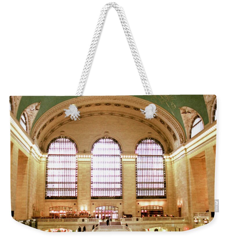 Crowd Weekender Tote Bag featuring the photograph Grand Central Station, Manhattan, New by Cultura Rm Exclusive/rosanna U