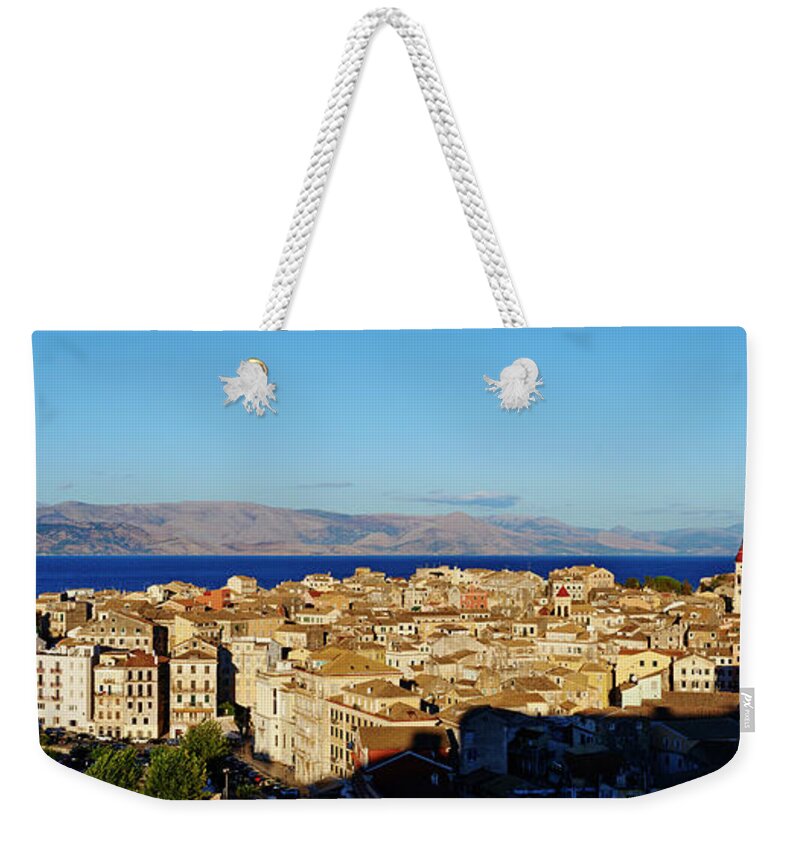 Unesco Weekender Tote Bag featuring the photograph Greece, Ionian Island, Corfu Island by Tuul & Bruno Morandi
