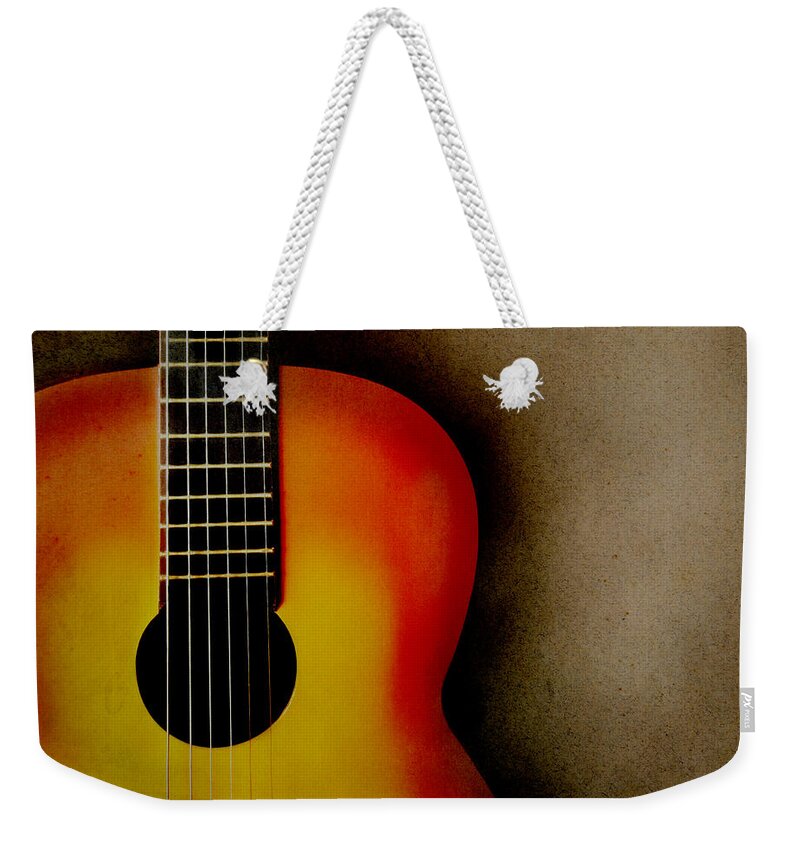 Music Weekender Tote Bag featuring the photograph Guitar by Jelena Jovanovic