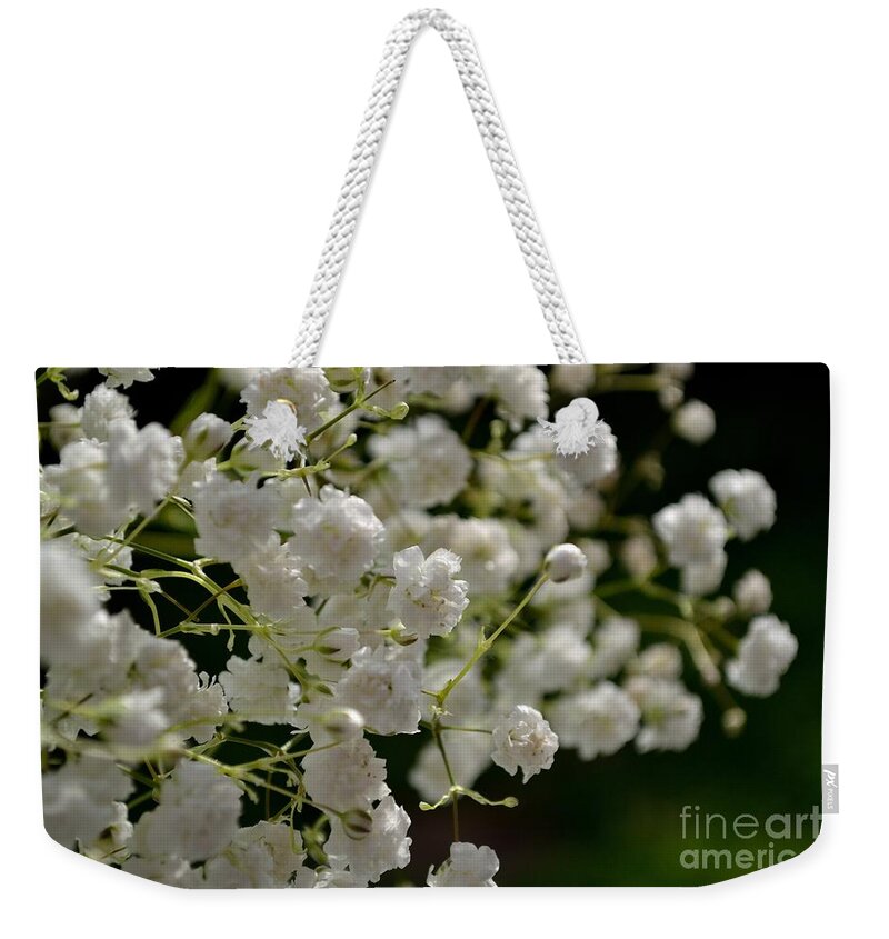 Gypsophilia Weekender Tote Bag featuring the photograph Gypsophilia by Scott Lyons