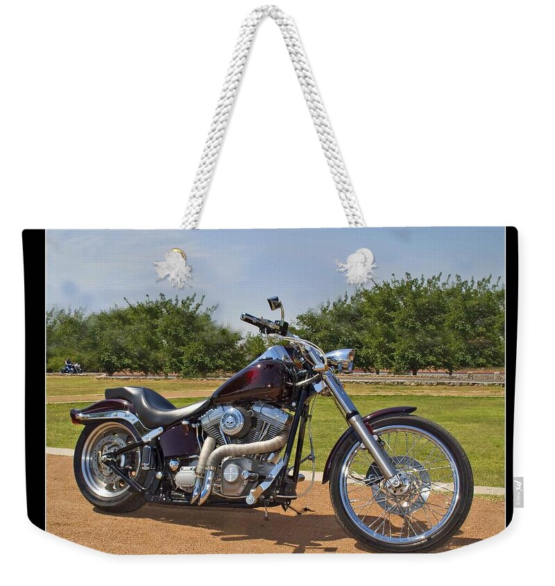  Weekender Tote Bag featuring the photograph H-D_b by Walter Herrit