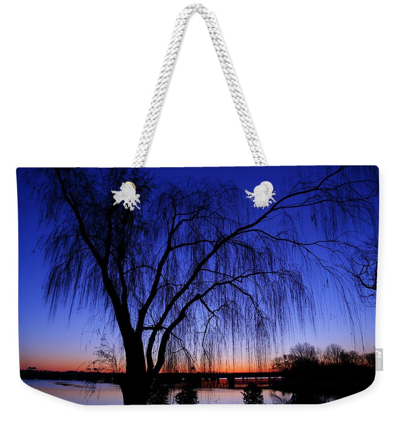 Metro Weekender Tote Bag featuring the photograph Hanging Tree Sunrise by Metro DC Photography