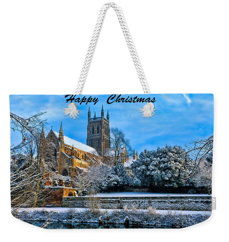 Cathedral Weekender Tote Bag featuring the photograph Happy Christmas Photo 2 by Roy Pedersen
