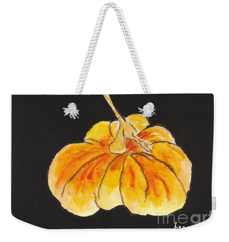Halloween Weekender Tote Bag featuring the painting Happy Halloween by AFineLyne