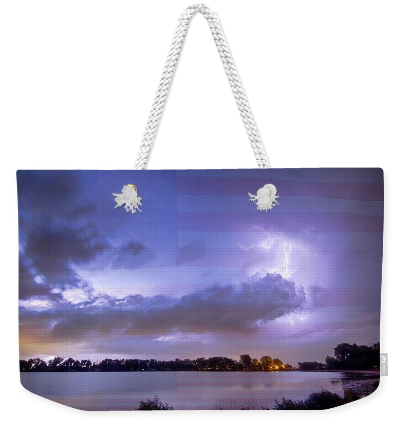 Fourth Of July Weekender Tote Bag featuring the photograph Happy Independence Day by James BO Insogna