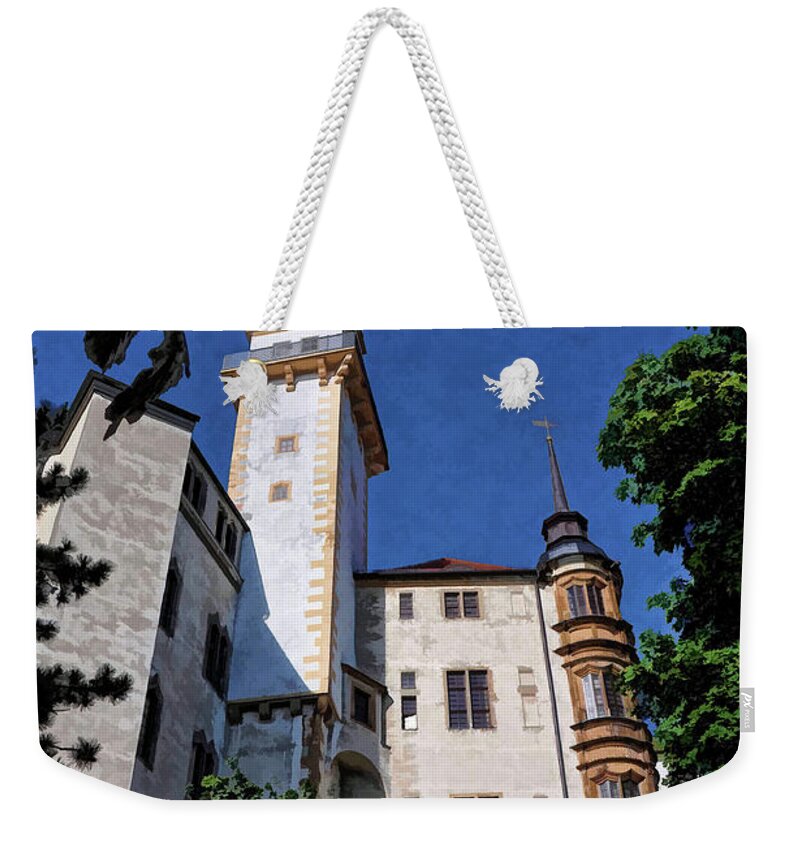 Hartenfels Castle Weekender Tote Bag featuring the photograph Hartenfels Castle - Torgau Germany by Mark Madere