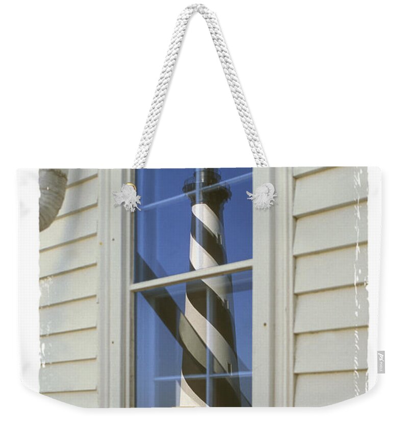 Cape Hatteras Lighthouse Weekender Tote Bag featuring the photograph Hatteras Lighthouse S P by Mike McGlothlen