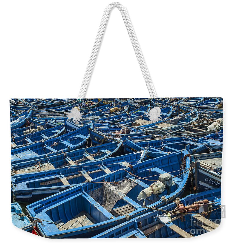 Blue Weekender Tote Bag featuring the photograph Having a break by Patricia Hofmeester