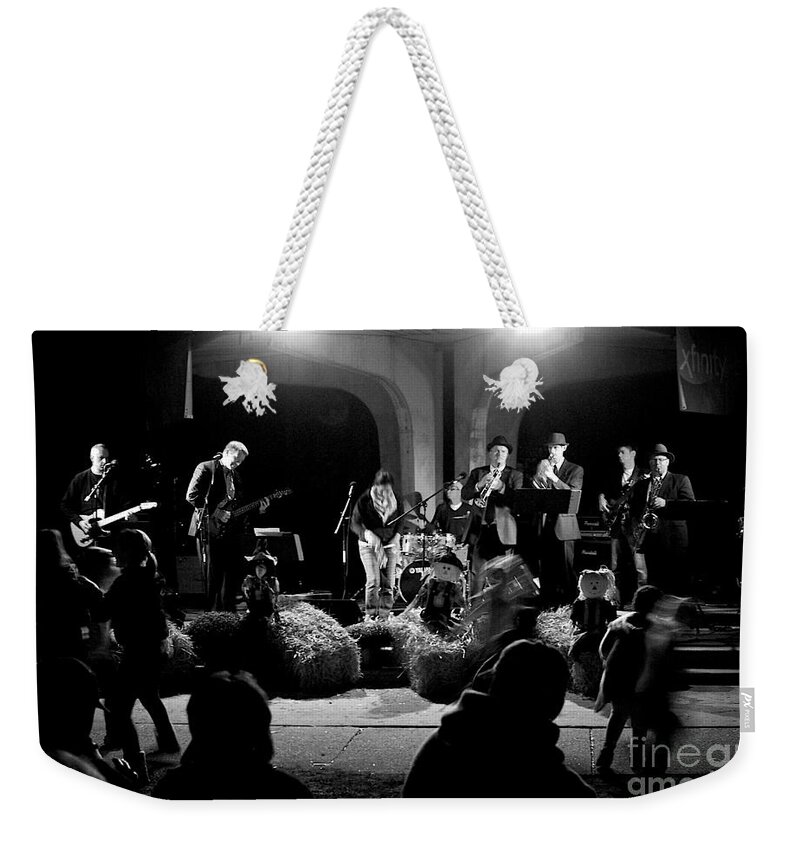 Hay Weekender Tote Bag featuring the photograph Hay Dance by Frank J Casella