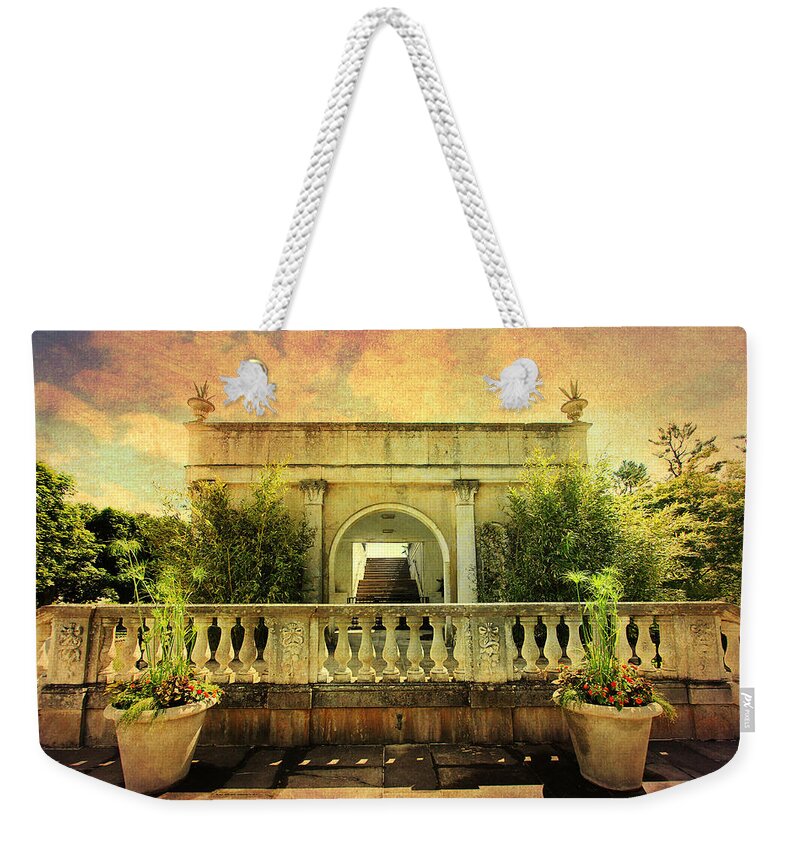 Gardens Weekender Tote Bag featuring the photograph Heavenly Gardens by Trina Ansel