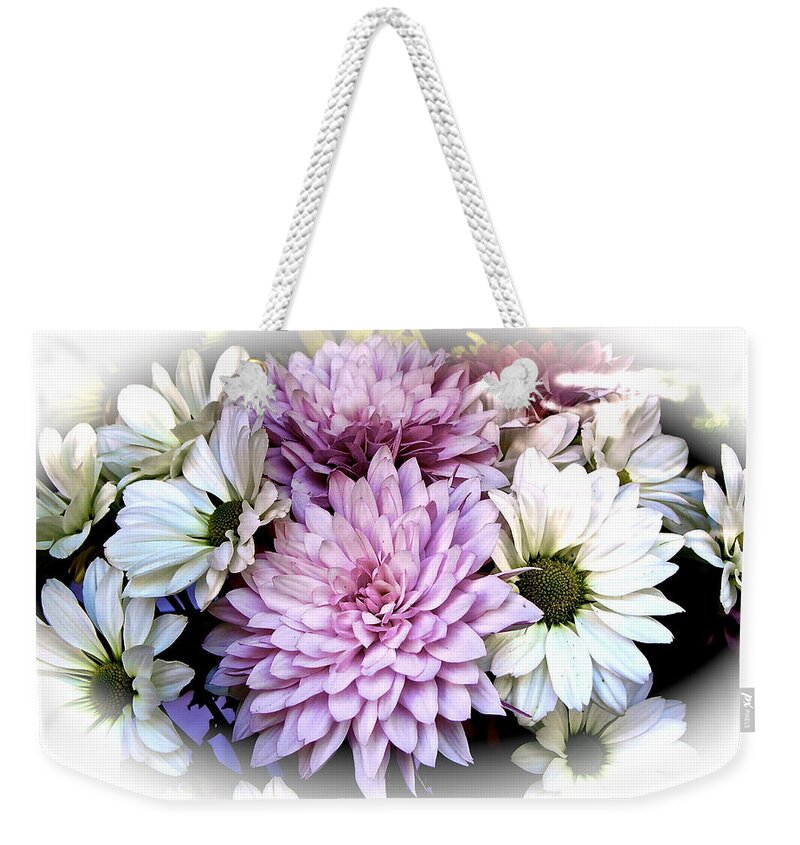 Floral Tributes Weekender Tote Bag featuring the photograph Heavenly Hosts by Ira Shander