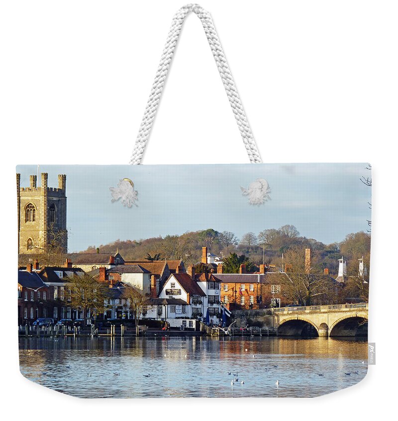 River Thames Weekender Tote Bag featuring the photograph Henley-on-Thames by Tony Murtagh