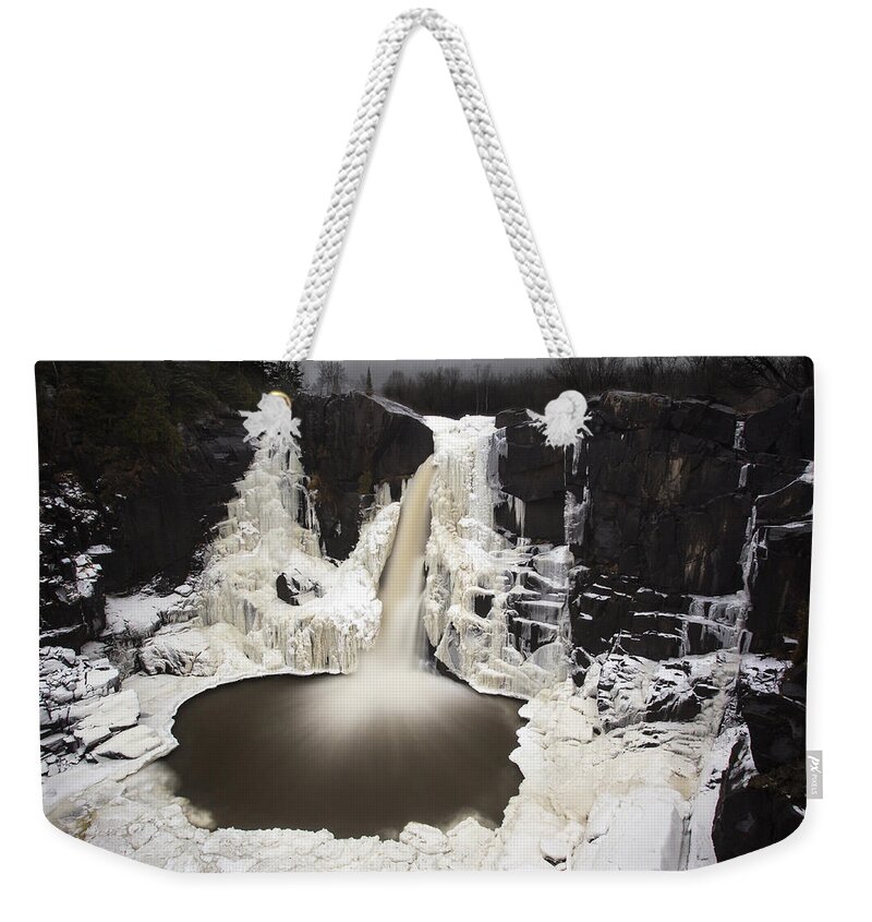 Autumn Weekender Tote Bag featuring the photograph High Falls by Jakub Sisak