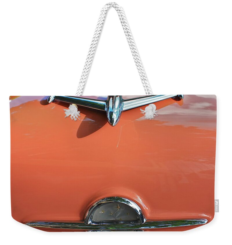 Car Weekender Tote Bag featuring the photograph Holiday by Linda Bianic