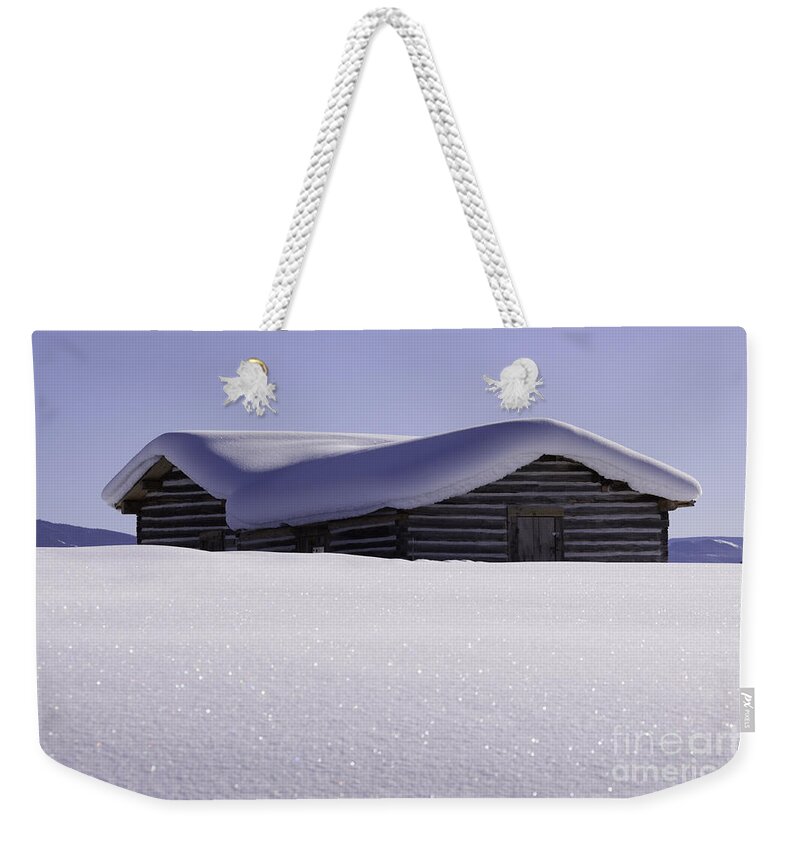Colorado Weekender Tote Bag featuring the photograph Honey Where is the snow shovel? by Kristal Kraft