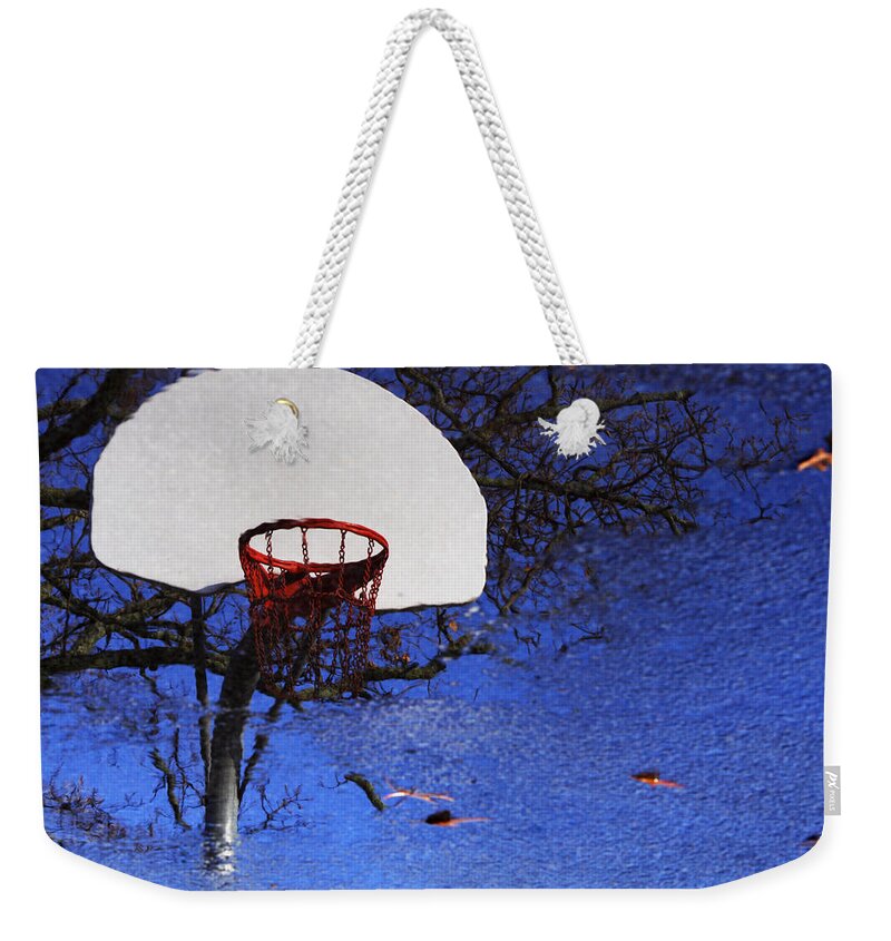 Basketball Weekender Tote Bag featuring the photograph Hoop Dreams by Jason Politte