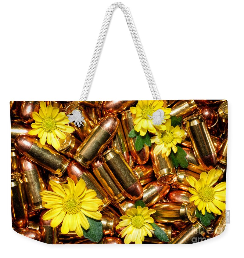 Bullets Weekender Tote Bag featuring the photograph Hope by Jonas Luis