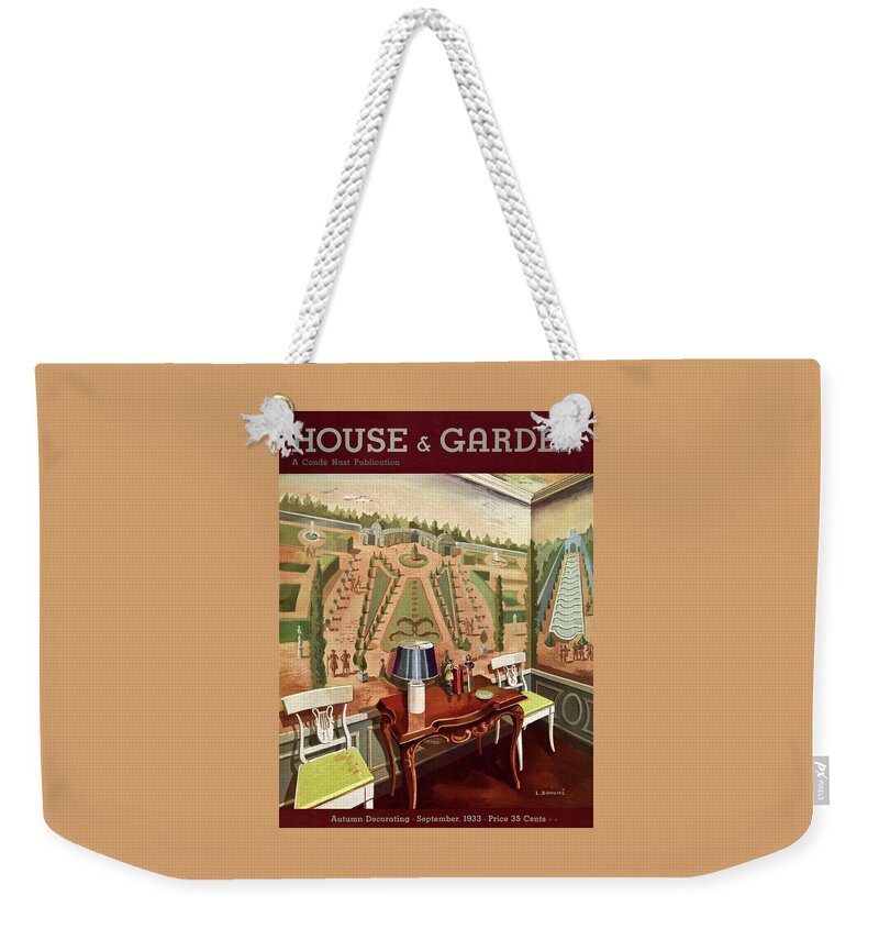 House & Garden Cover Illustration Of 18th Century Weekender Tote Bag