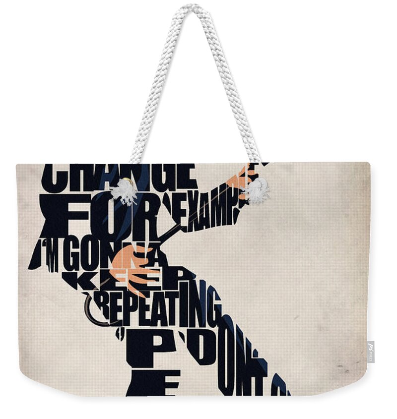 Dr. Gregory House Weekender Tote Bag featuring the digital art House MD - Dr. Gregory House by Inspirowl Design