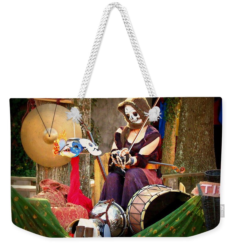 Fine Art Weekender Tote Bag featuring the photograph How Death Makes a Living by Rodney Lee Williams