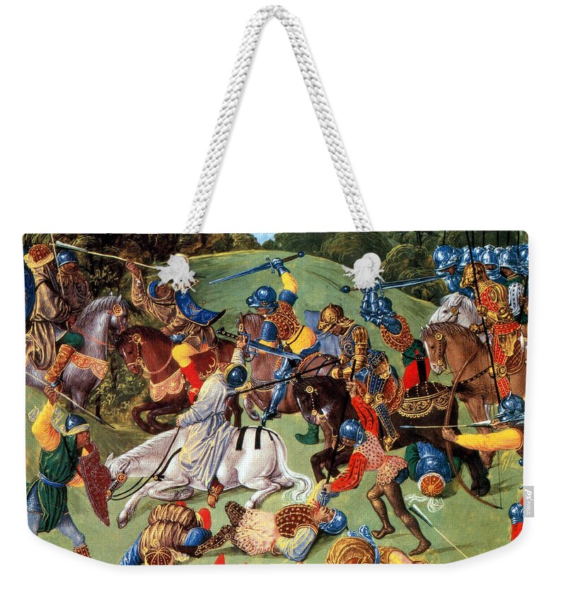 War Weekender Tote Bag featuring the photograph Hundred Years War, 1337-1453 by Science Source