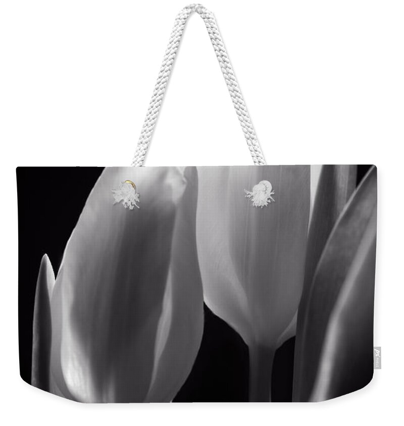 B&w Weekender Tote Bag featuring the photograph I Want To Lay My Head On Your Shoulder by Sandra Parlow