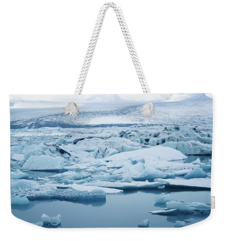 Tranquility Weekender Tote Bag featuring the photograph Icy Paradise by Lise Ulrich Fine Art Photography