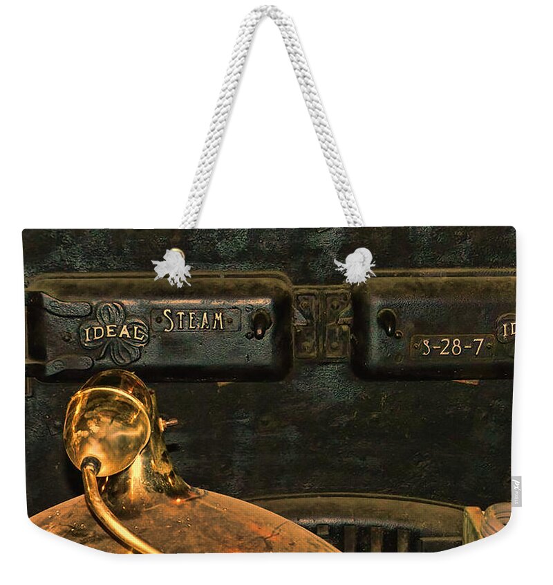 Steam Boiler Weekender Tote Bag featuring the photograph Ideal Steam by Cathy Anderson
