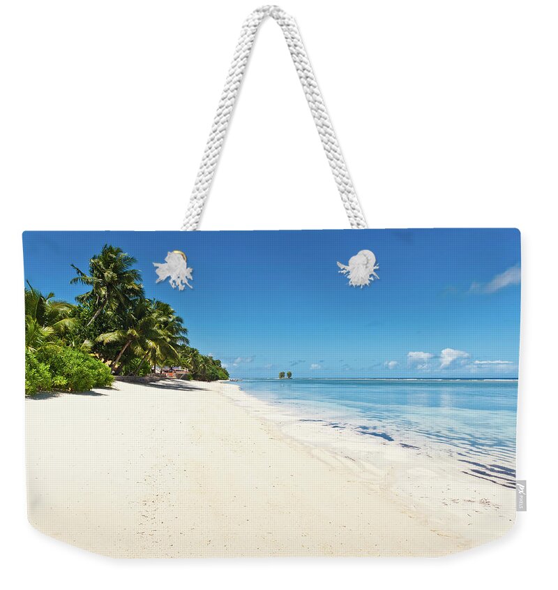 Tropical Rainforest Weekender Tote Bag featuring the photograph Idyllic Tropical Island Beach Vacation by Fotovoyager