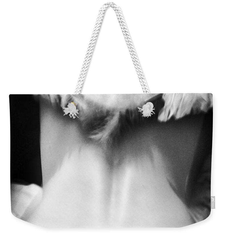 Angel Weekender Tote Bag featuring the photograph If I was God what could I do for this lost Angel by Stelios Kleanthous