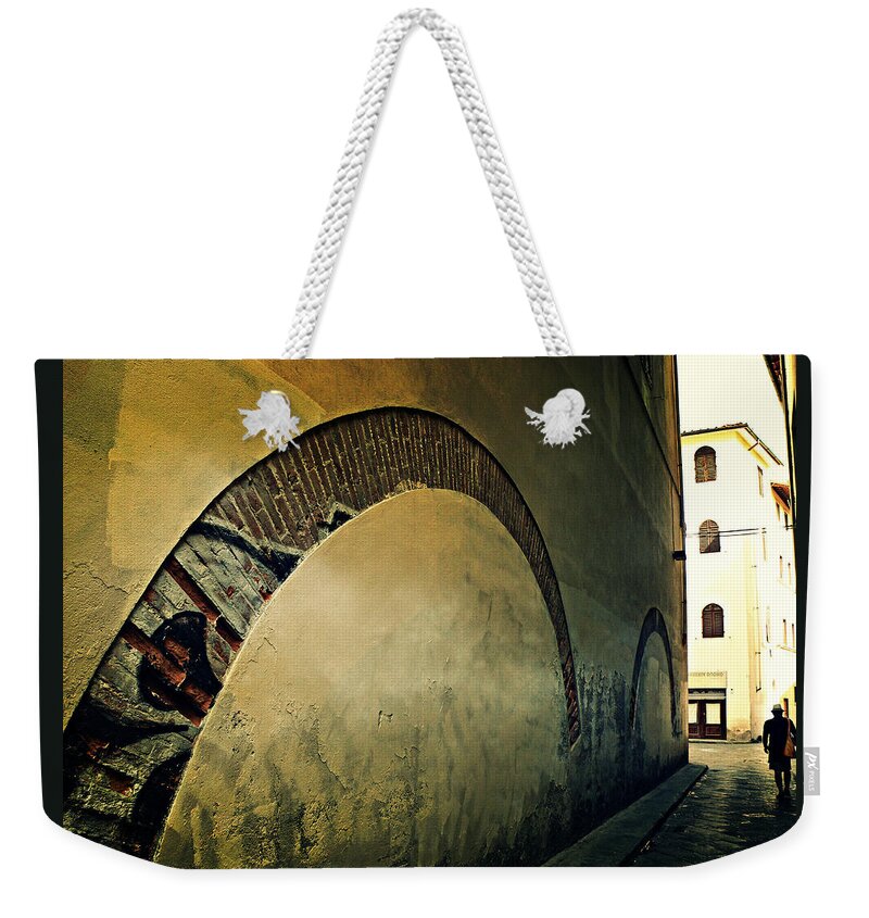 Il Muro Weekender Tote Bag featuring the photograph Il Muro by Micki Findlay