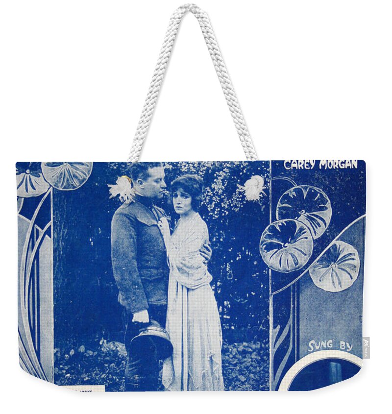 Sheet Music Weekender Tote Bag featuring the digital art I'm Glad I Can Make You Cry by Ric Bascobert