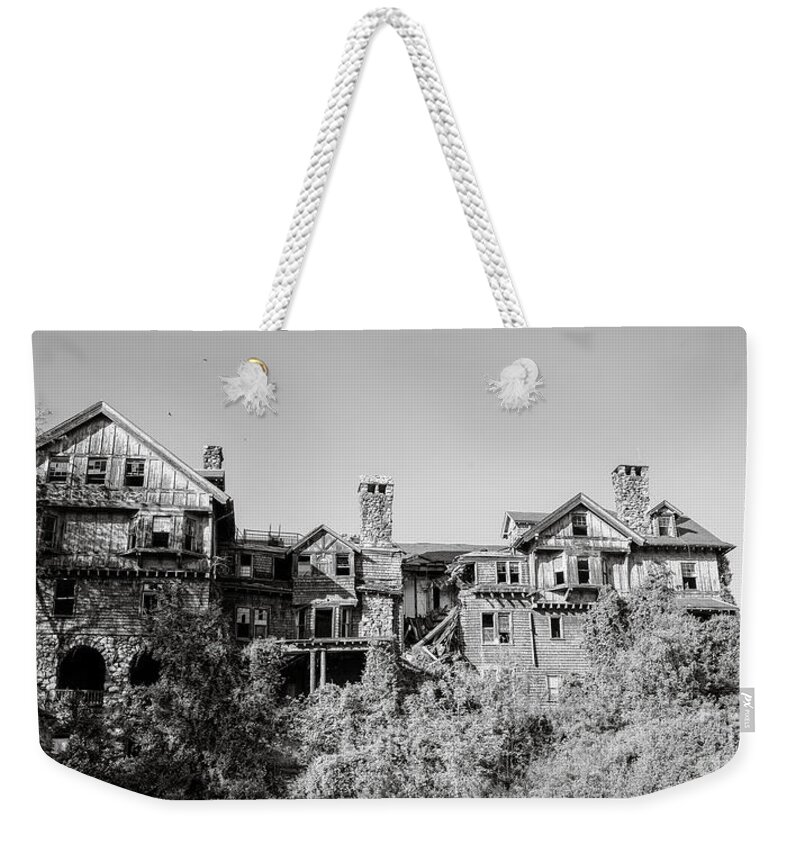 Halcyon Hall Weekender Tote Bag featuring the photograph I'm Not What I Used to Be by Carol Lynn Coronios