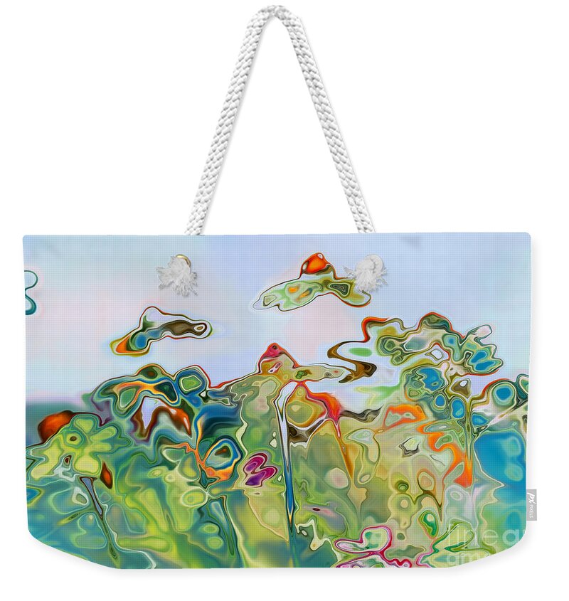 Daisies Weekender Tote Bag featuring the digital art Imagine af11 by Variance Collections
