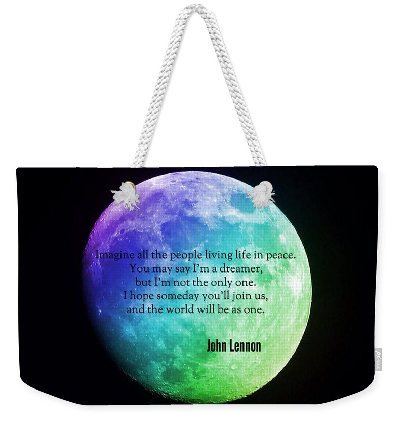 Moon Weekender Tote Bag featuring the photograph Imagine by Jackson Pearson