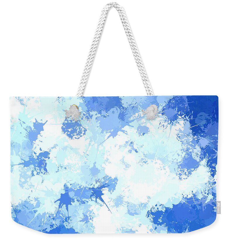 Sky Weekender Tote Bag featuring the painting Impressionistic Clouds by Bruce Nutting