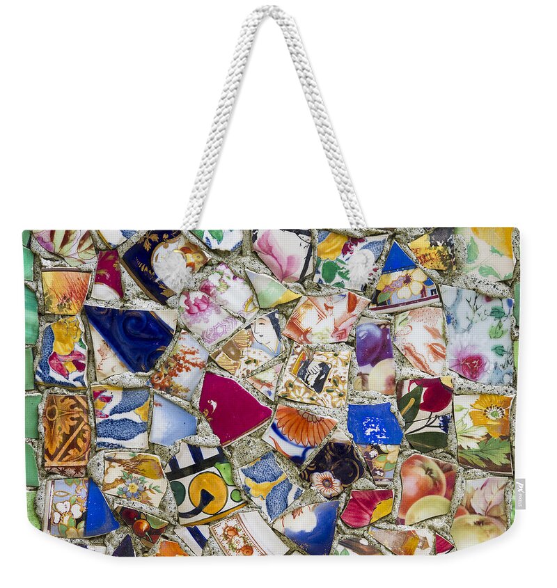 Guernsey Weekender Tote Bag featuring the photograph In pieces by Chris Smith