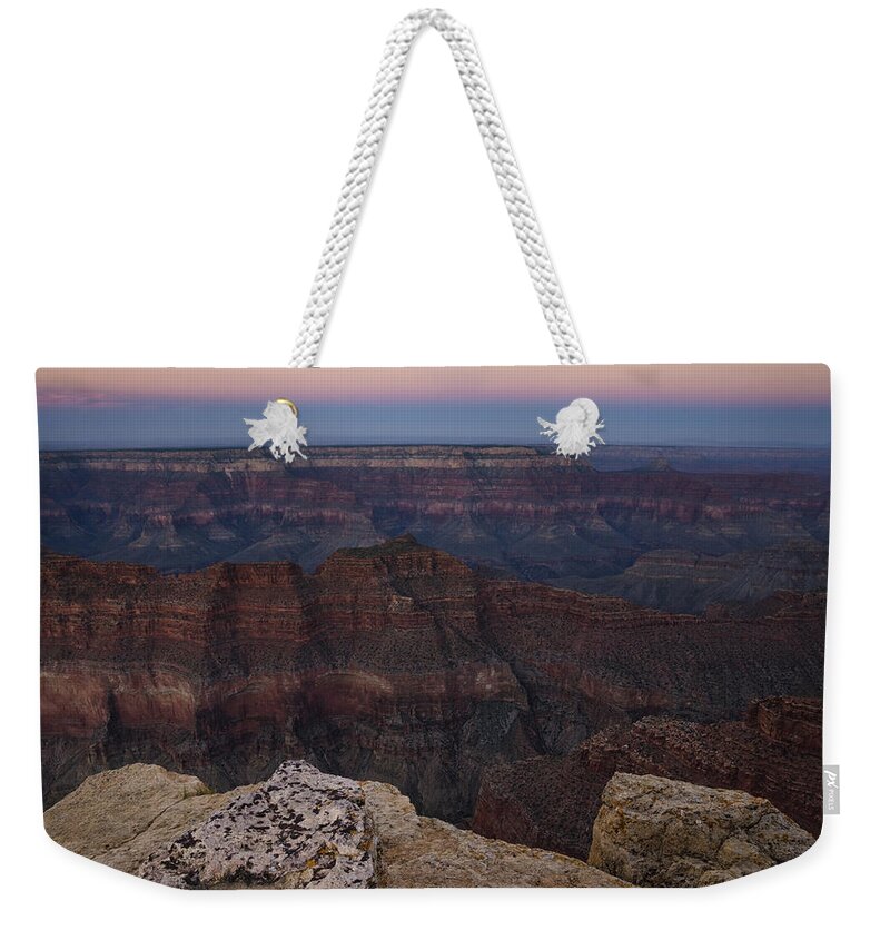 Sunrise Weekender Tote Bag featuring the photograph In the Earth's Shadow by Saija Lehtonen