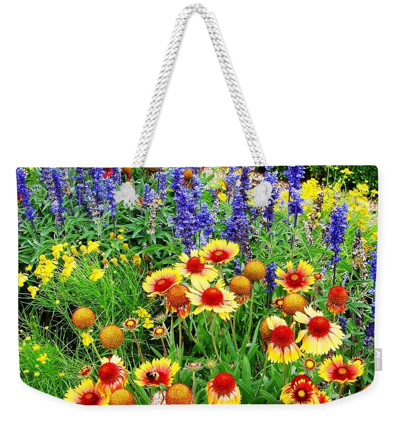 Garden Weekender Tote Bag featuring the photograph In the Garden by Cristina Stefan